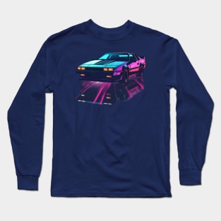 Vaporwave Car Long Sleeve T-Shirt